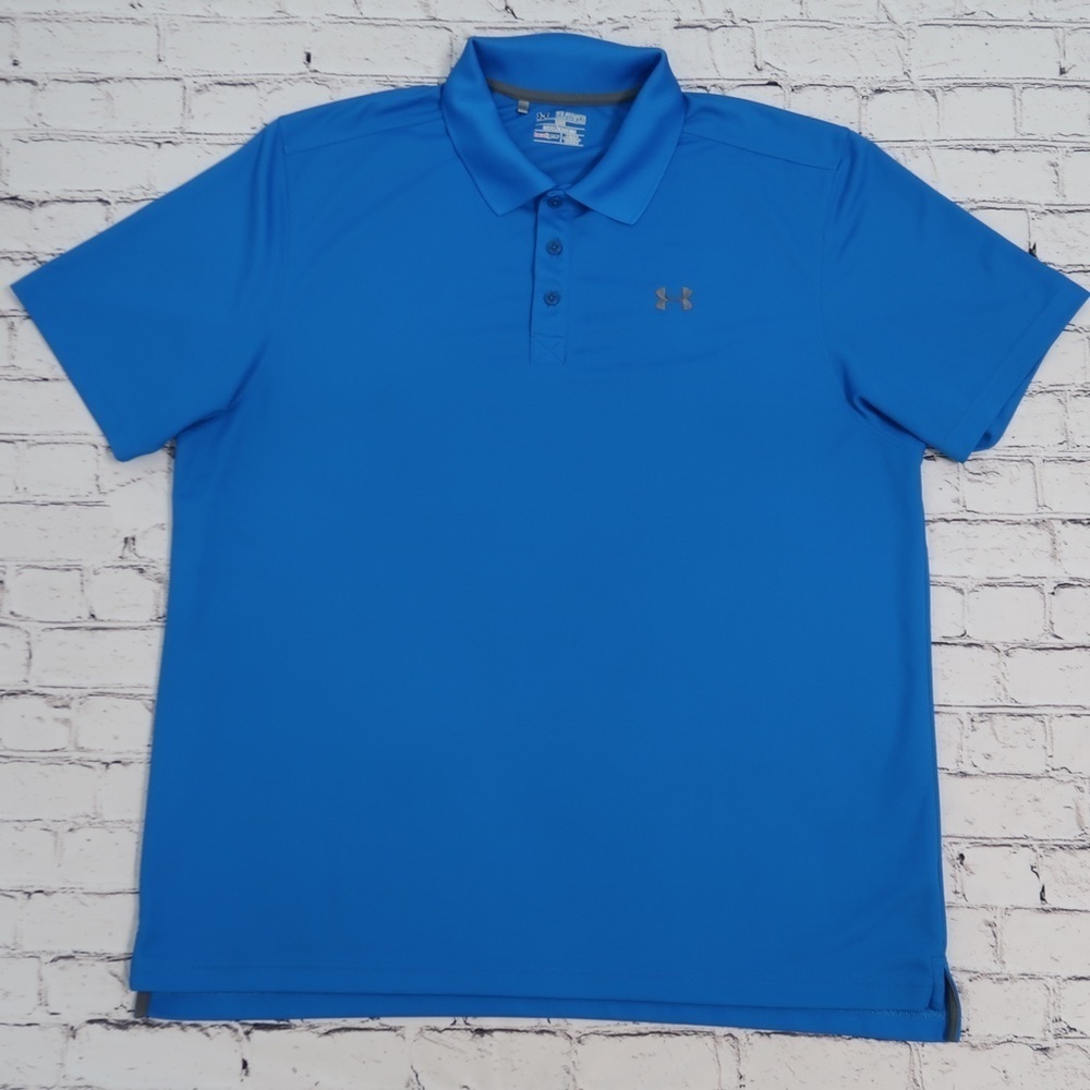 Under Armour Men's Bright Blue Polo Shirt